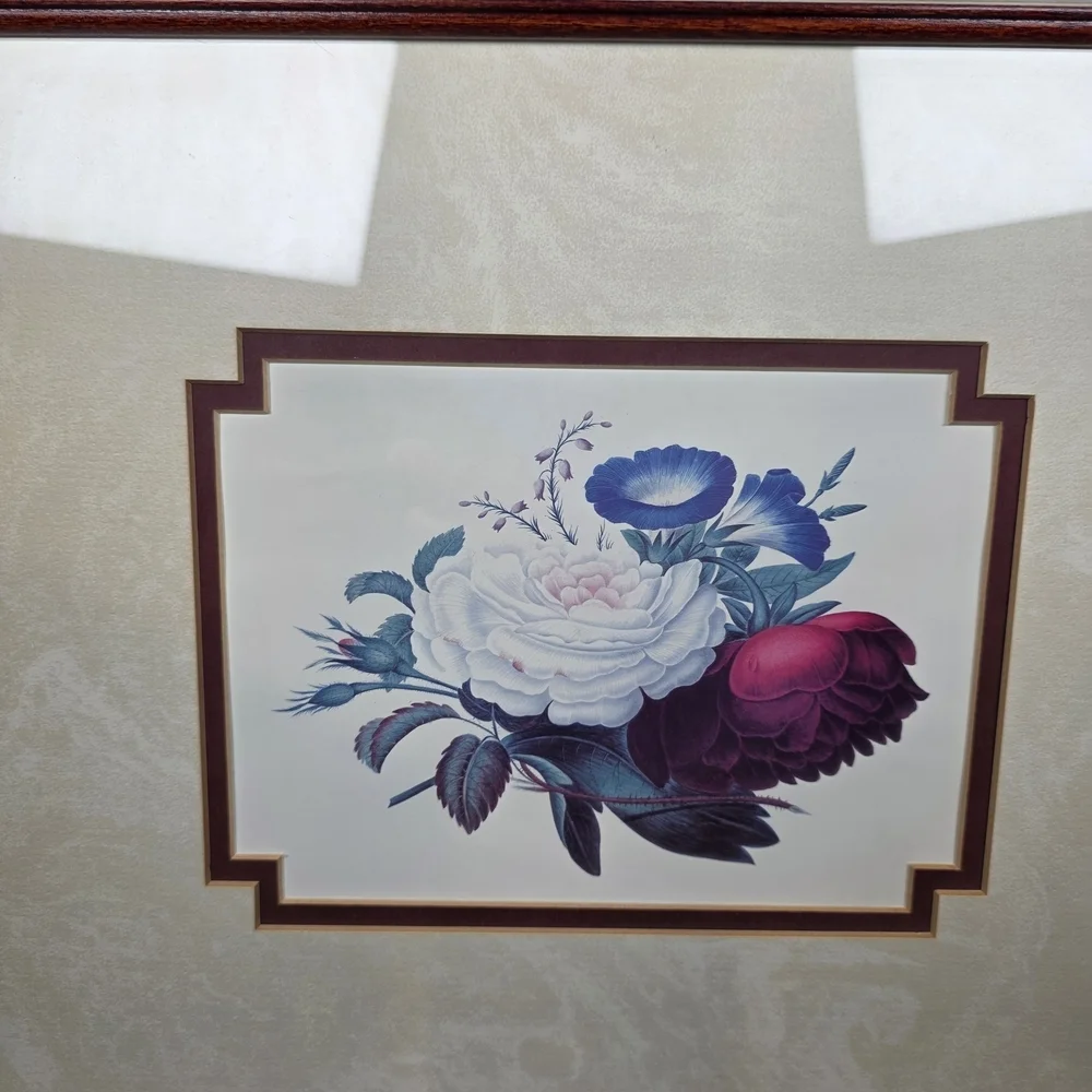 Vintage Framed Floral Botanical Print Wall Art - Picture 5 of 11